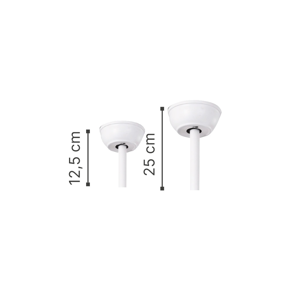 InLight Peyto 72W 3CCT LED Ανεμιστήρας Οροφής Λευκός (102000310)