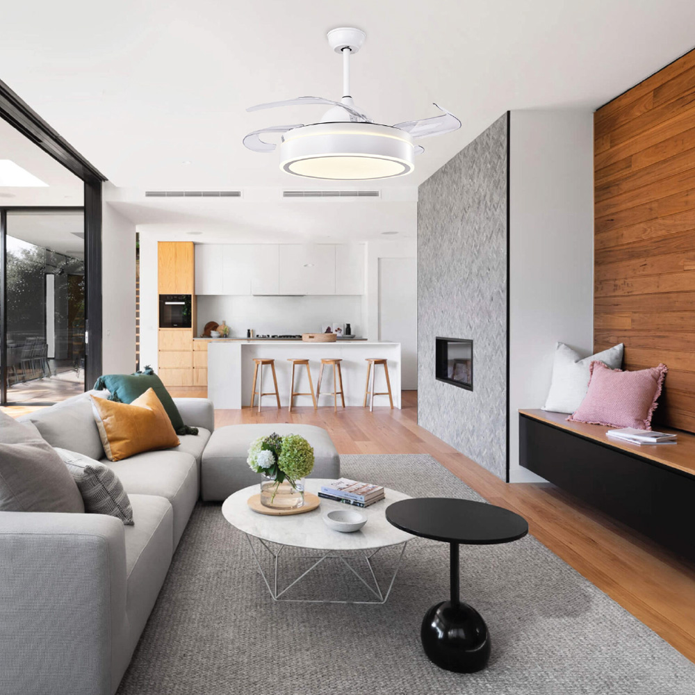 InLight Peyto 72W 3CCT LED Ανεμιστήρας Οροφής Λευκός (102000310)