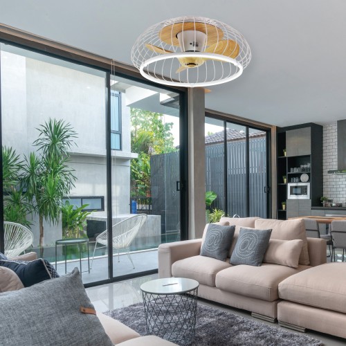 InLight Minnewanka 72W 3CCT LED Ανεμιστήρας Οροφής Λευκός (101000710)