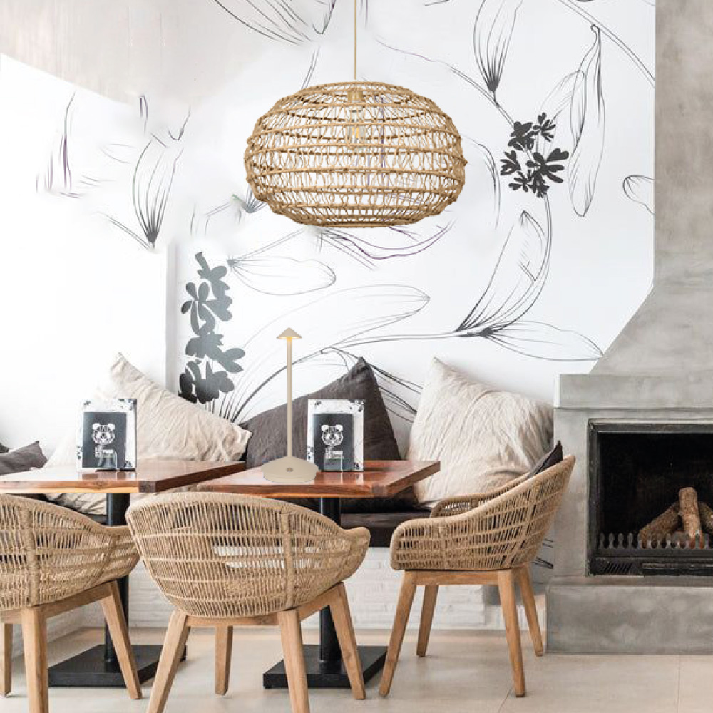 InLight Επιτραπέζιο επαναφορτιζόμενο φωτιστικό 3000Κ σε μπέζ απόχρωση (3031-Beige)