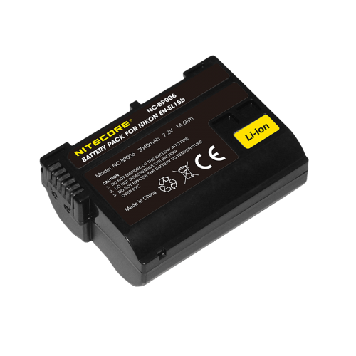 ΜΠΑΤΑΡΙΑ NITECORE for Nikon EN-EL15b, 7.2V , 2040mAh, 14.6Wh