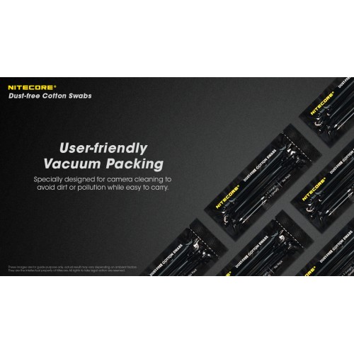 DUST-FREE COTTON SWABS