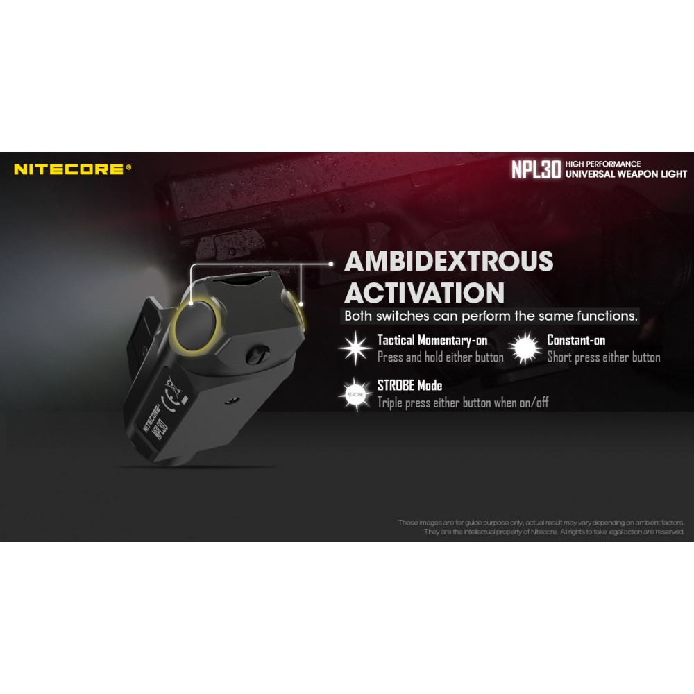 ΦΑΚΟΣ LED NITECORE NPL30, 2xCR123 included