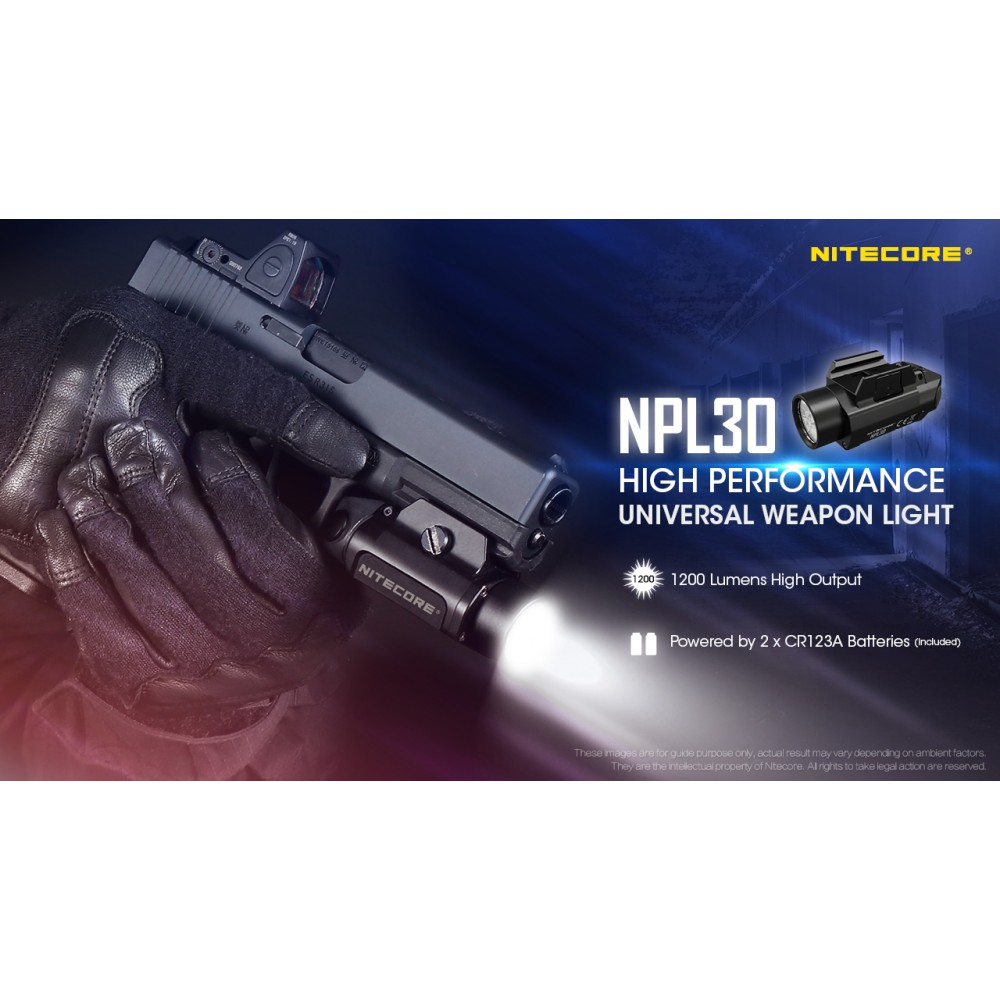 ΦΑΚΟΣ LED NITECORE NPL30, 2xCR123 included