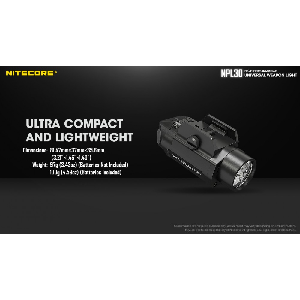 ΦΑΚΟΣ LED NITECORE NPL30, 2xCR123 included