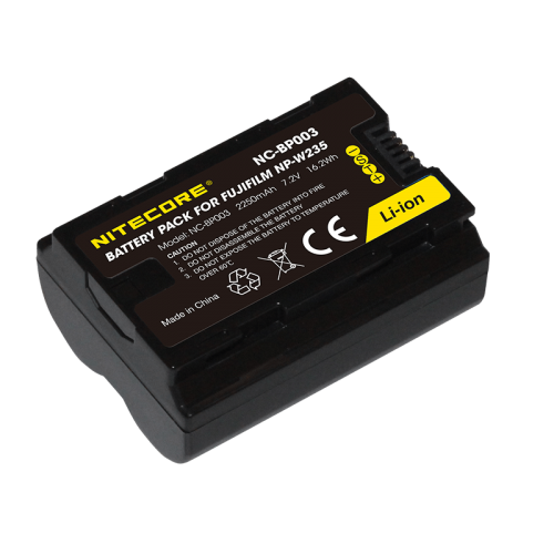 ΜΠΑΤΑΡΙΑ NITECORE for Fujifilm NP-W235, 7.2V , 2250mAh, 16.2Wh