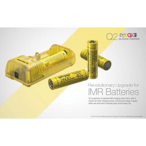 ΦΟΡΤΙΣΤΗΣ NITECORE Q2, Quick charger, 2A, Lemonade