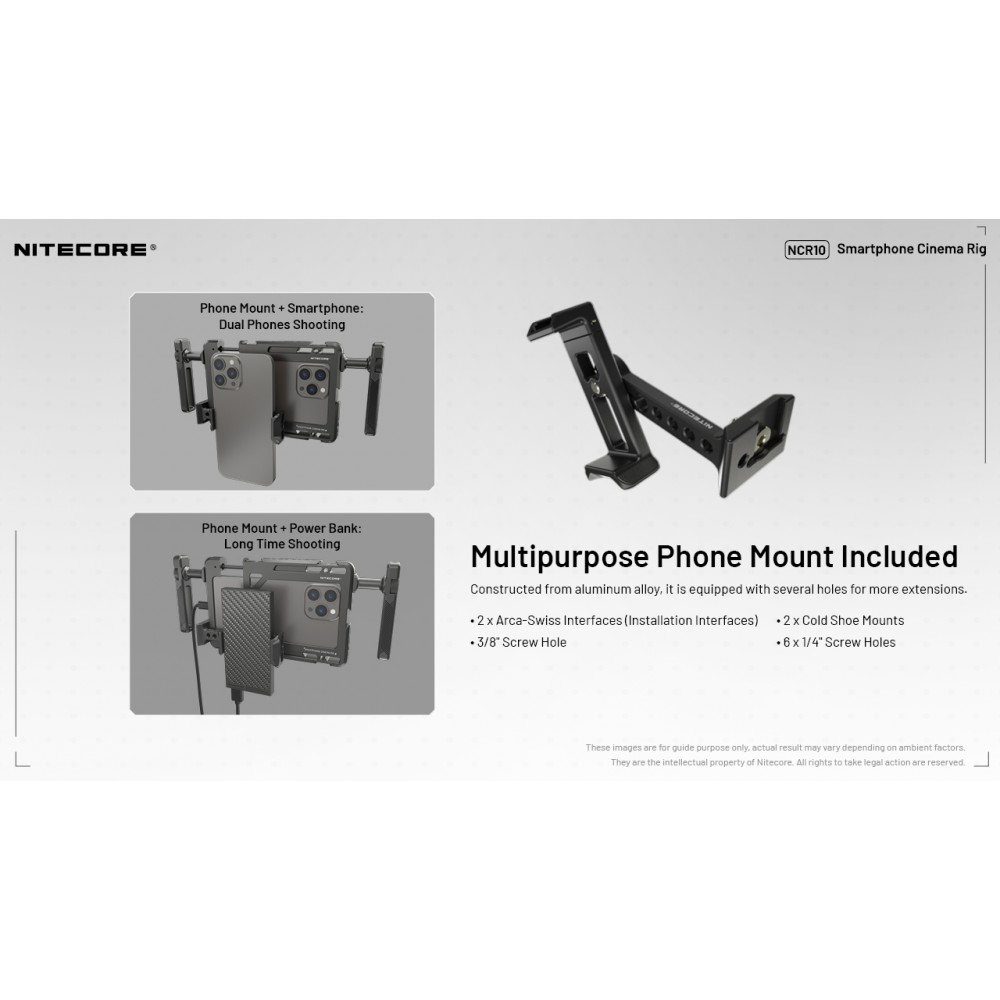 ΒΑΣΗ ΦΩΤΟΓΡΑΦΩΝ NITECORE ΓΙΑ SMARTPHONE