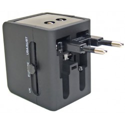 Αντάπτορας Ρεύματος Universal Για 150 Χώρες - Τελευταίο Τεμάχιο