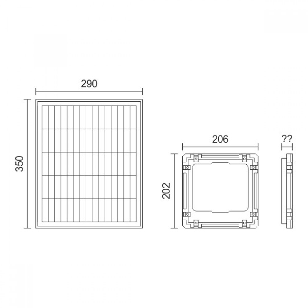 ΗΛΙΑΚΟΣ ΠΡΟΒΟΛΕΙΣ LED ΜΕ ΤΗΛΕΧΕΙΡΙΣΤΗΡΙΟ 100W 6000K Spotlight