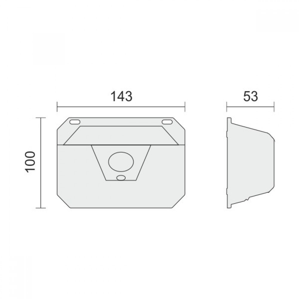 ΗΛΙΑΚΟ ΦΩΤΙΣΤΙΚΟ ΤΟΙΧΟΥ LED ΜΕ ΑΙΣΘΗΤΗΡΑ PIR 2W 3000K Spotlight