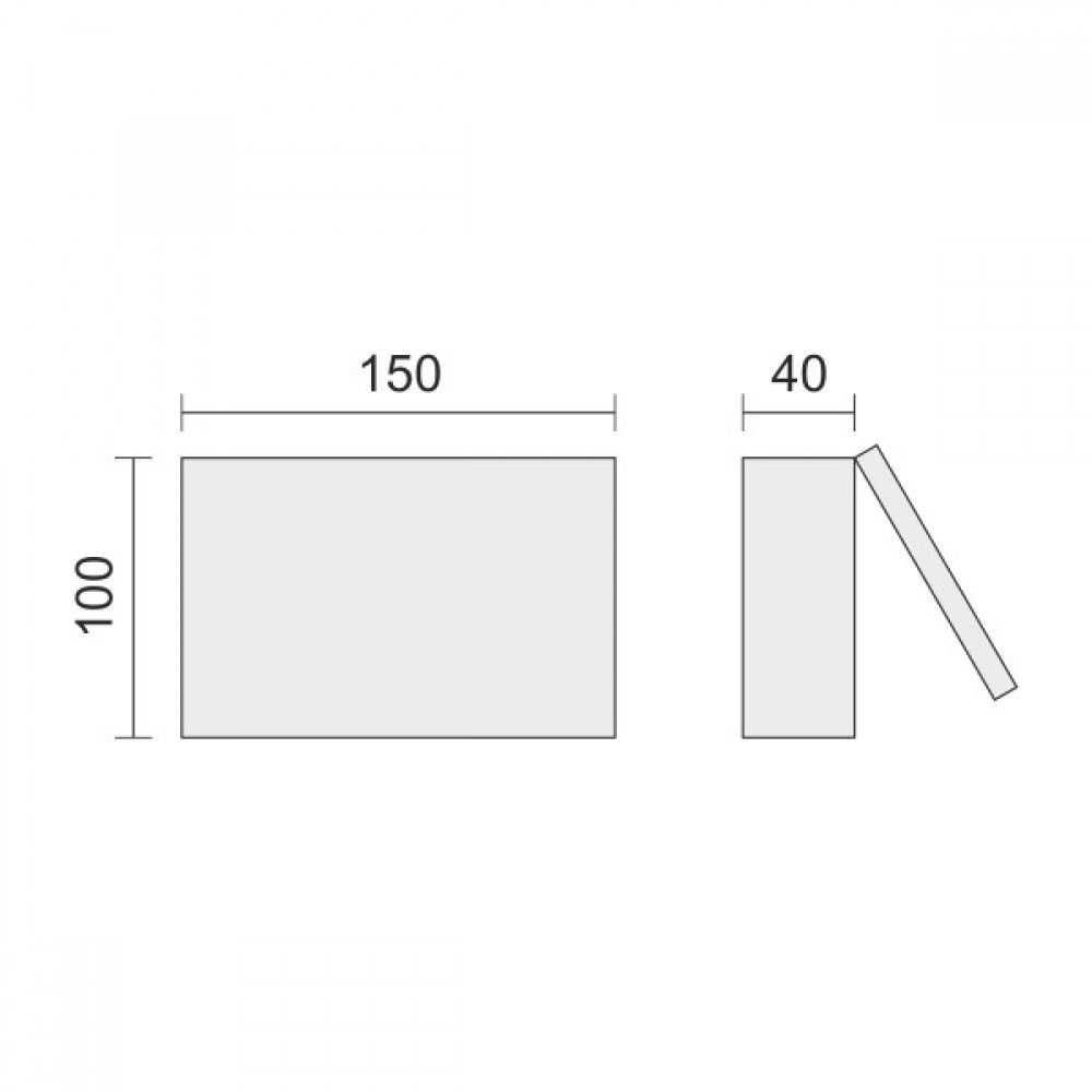 ΗΛΙΑΚΟ ΦΩΤΙΣΤΙΚΟ ΤΟΙΧΟΥ LED ΜΕ ΡΥΘΜΙΖΟΜΕΝΟ PANEL 2W 3000K Spotlight