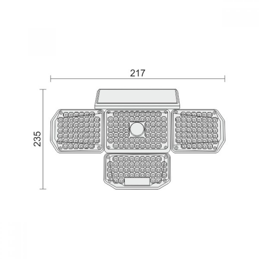 ΗΛΙΑΚΟΣ ΠΡΟΒΟΛΕΑΣ LED ΜΕ ΑΙΣΘΗΤΗΡΑ PIR 8W [ 3000K | 4500K | 6500K ] Spotlight