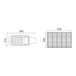ΥΒΡΙΔΙΚΟ ΗΛΙΑΚΟ ΦΩΤΙΣΤΙΚΟ ΔΡΟΜΟΥ LED ΜΕ ΤΗΛΕΧΕΙΡΙΣΤΗΡΙΟ 60W 6000K Spotlight