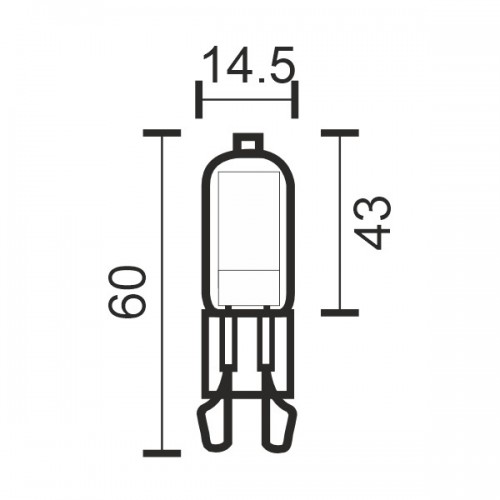 G9 COB 3W 6000K - Spotlight