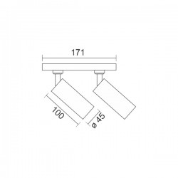 ΔΙΠΛΟ ΣΠΟΤ 20W 3000K - Spotlight
