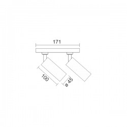 ΔΙΠΛΟ ΣΠΟΤ 20W 3000K - Spotlight