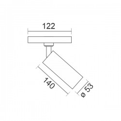 ΣΠΟΤ ΡΑΓΑΣ 18W 3000Κ - Spotlight