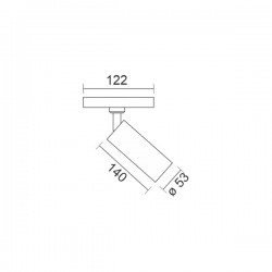ΣΠΟΤ ΡΑΓΑΣ 18W  3000Κ - Spotlight