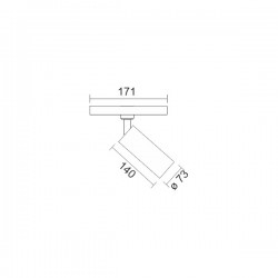 ΣΠΟΤ ΡΑΓΑΣ 30W 3000K - Spotlight