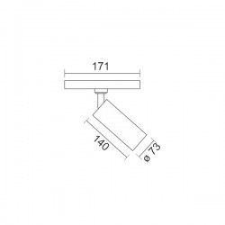 ΣΠΟΤ ΡΑΓΑΣ 30W 4000Κ - Spotlight