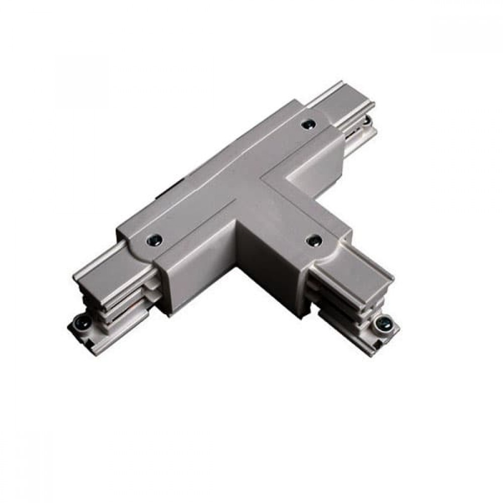 Σύνδεσμος Ένωση ΤΑΦ Για Τριφασική Ράγα Οροφής 4 Καλωδίων Σε Γκρι ACA