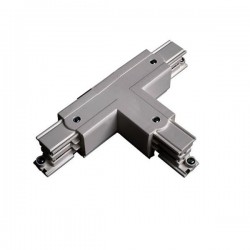 Σύνδεσμος Ένωση ΤΑΦ Για Τριφασική Ράγα Οροφής 4 Καλωδίων Σε Γκρι ACA