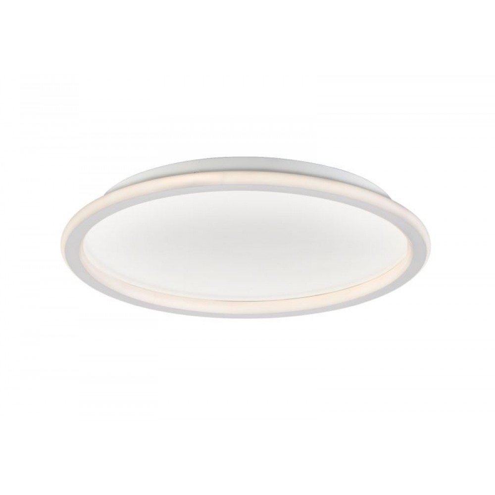 LED Πλαφονιέρα Αλουμινίου Λευκή D:500 45W ARLA - VIOKEF