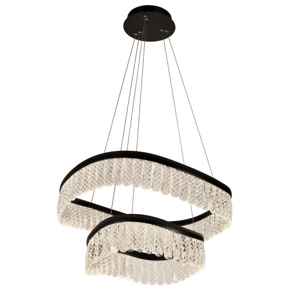 Πολύφωτο Κρεμαστό Φωτιστικό Crystal LED 51W - Viokef