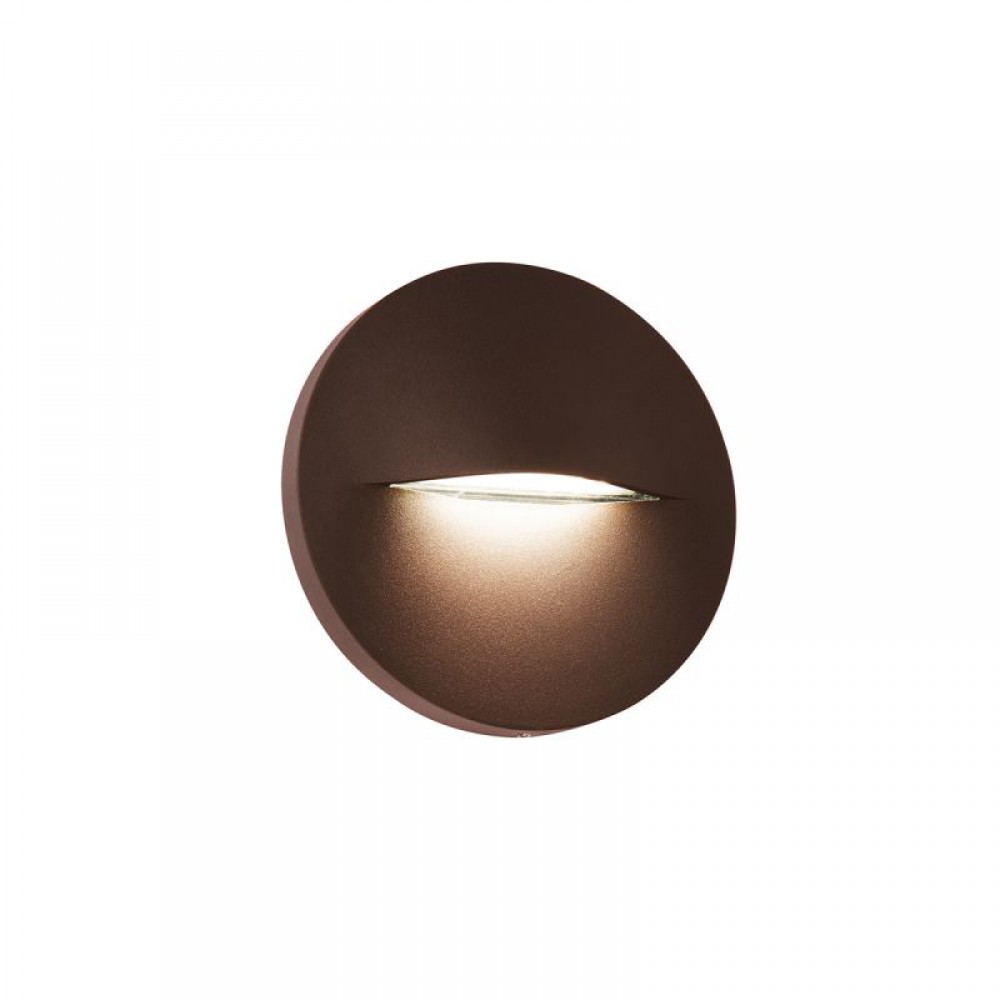 Απλίκα Καφέ Round LED 3W IP65 Vita - Viokef