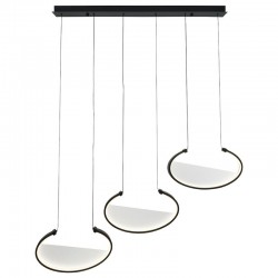 LED Κρεμαστό Φωτιστικό Ράγα 60W Adele - Viokef