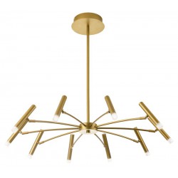 LED Κρεμαστό Φωτιστικό Χρυσό 50W Secret - Viokef