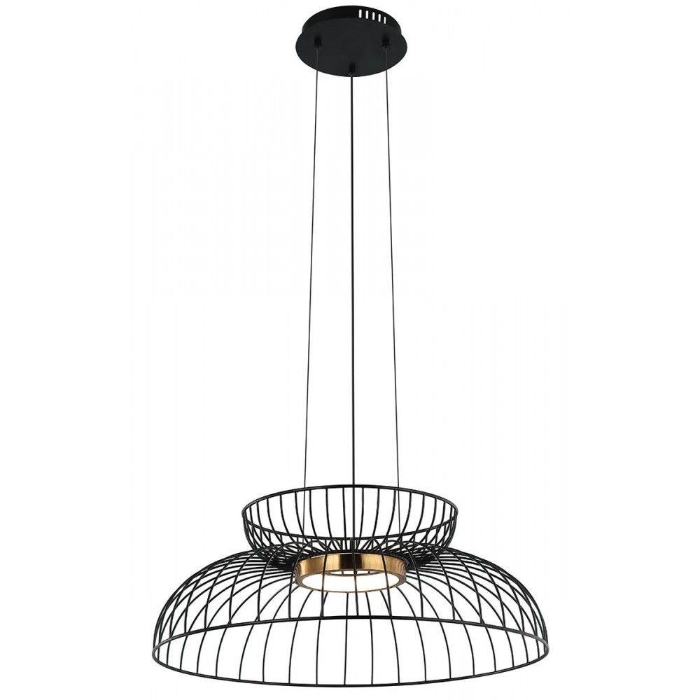 LED Κρεμαστό Φωτιστικό Μονόφωτο D:500 9W Igor - Viokef