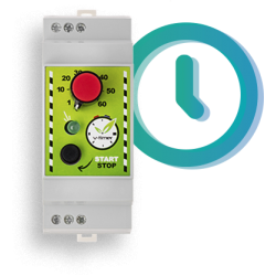 V-Timer Αναλογικός Χρονοδιακόπτης Ράγας Αντίστροφης Μέτρησης Θερμοσίφωνα με Ρελέ