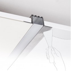 LED Γραμμικό Χωνευτό Φωτιστικό Σειρά WINT Με Πλακέτα Φωτισμού TRIDONIC 185 Lumens/Watt