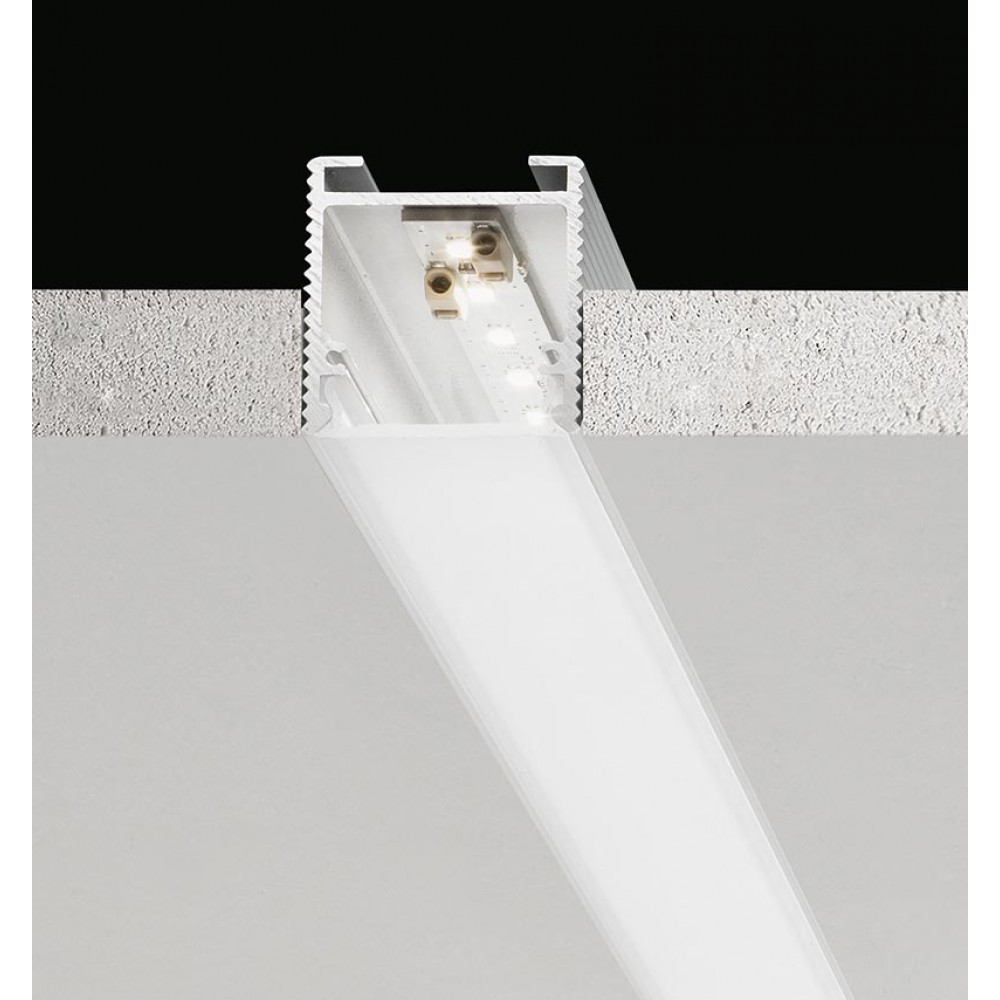 LED Γραμμικό Χωνευτό Φωτιστικό Σειρά WINT Με Πλακέτα Φωτισμού TRIDONIC 185 Lumens/Watt