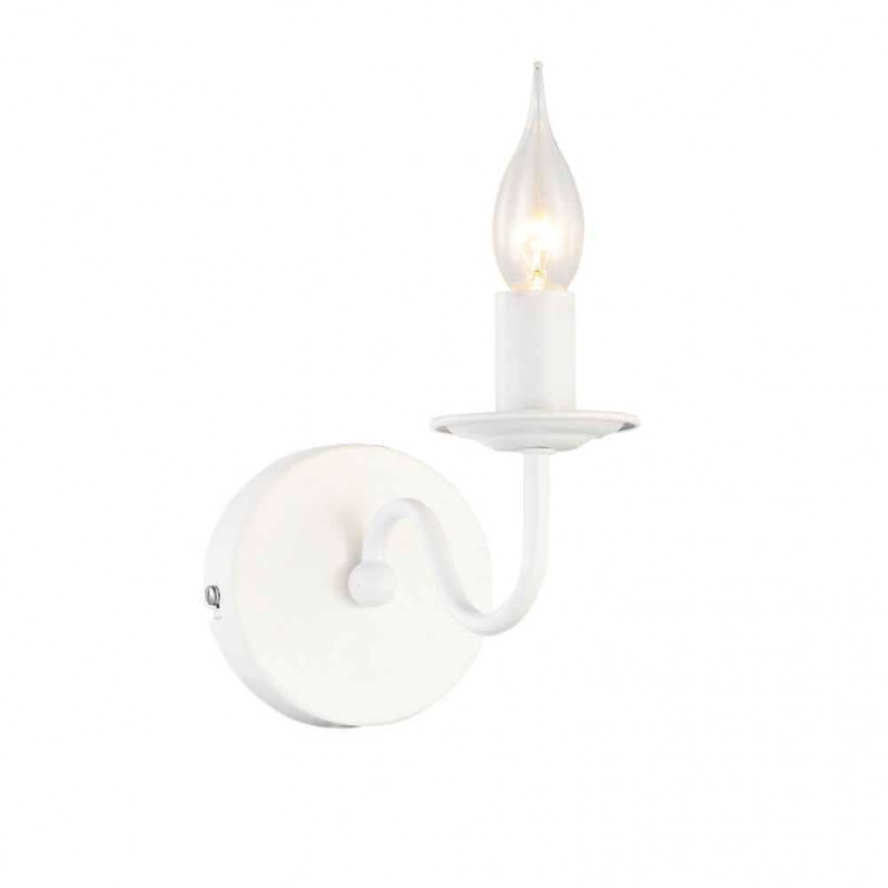 Επίτοιχο Φωτιστικό Ματ Σε Λευκό Χρώμα 1xE14