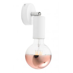 Επίτοιχο Φωτιστικό Με Ρυθμιζόμενο Βραχίωνα Και Βάση Σε ΛευκόΧρώμα IP20 1xE27 