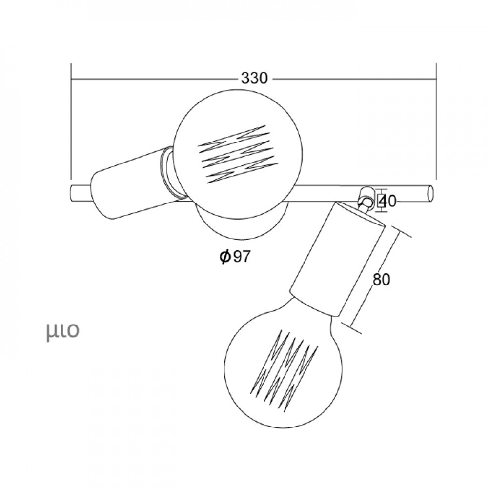 Επίτοιχο Φωτιστικό Με Ρυθμιζόμενο Βραχίωνα Και Βάση Σε Λευκό Χρώμα IP20 2xE27