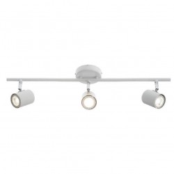 Τριπλό Σποτ Ράγα GU10 Λευκό-Μαύρο Με Περιστροφή Κεφαλής ACA