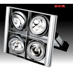 Επιτοίχια Τετράγωνη Κονσόλα 4xAR111 ACA