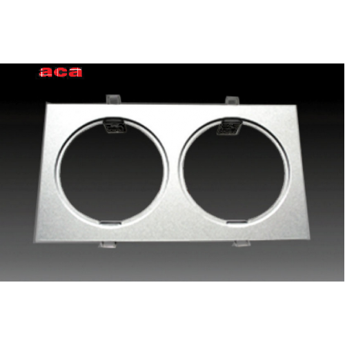 Κενή Χωνευτή Κονσόλα 2 Θέσεων Σε Λευκή Αποχρώση Με Επιλογή Σποτ AR111 ACA