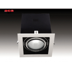 Κενή Χωνευτή Κονσόλα 1 Θέσεως Σε 2 Αποχρώσεις Με Επιλογή Σποτ AR111 ACA