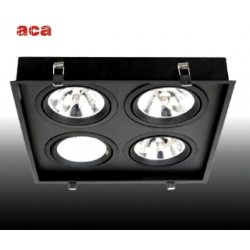 Κενή Κονσόλα Κρυφού Φωτισμού 4 Θέσεων Με Επιλογή Σποτ AR111 ACA