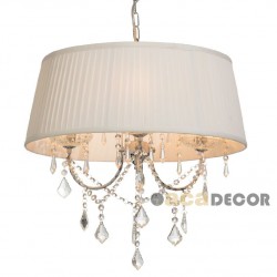  Πολυέλαιος 3xE14 Με Υφασμάτινο Καπέλο ACA