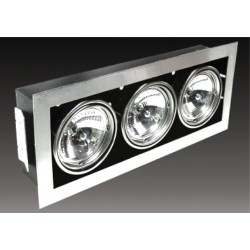 Χωνευτή Κονσόλα Κινητή Με Τρία Σπότ G53 AR111 ACA