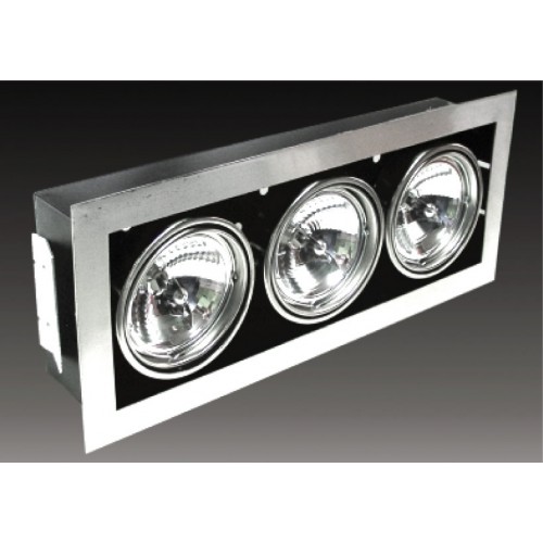 Χωνευτή Κονσόλα Κινητή Με Τρία Σπότ G53 AR111 ACA