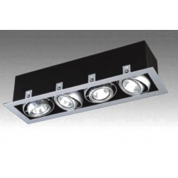 Χωνευτή Κονσόλα Κινητή Με Τέσσερα Σπότ GU10 ACA