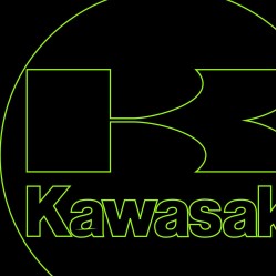 LED Φωτιστικό Χαραγμένο Plexiglass Με Σχέδιο Moto Kawasaki Με Διακόπτη ON/OFF AlphaLed