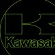 LED Φωτιστικό Χαραγμένο Plexiglass Με Σχέδιο Moto Kawasaki Με Διακόπτη ON/OFF AlphaLed
